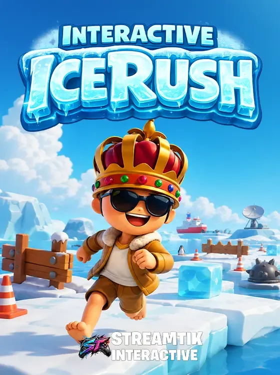 Interactive Ice Rush cover art - Live race game