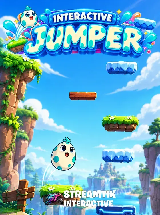 Interactive Jumper cover art - Live tower-jump game