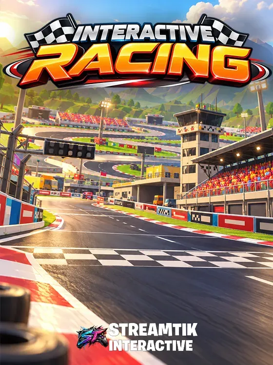 Interactive Racing cover art - Race to the finish - your chat throws everything in your way.
